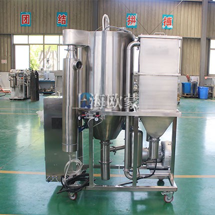小型的壓力式噴霧干燥機設計緊湊，無需附屬設備